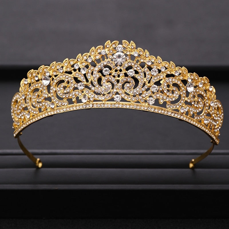 Sparkling Baroque Crown Collection - Wedding Crown Hair Jewelry. wedding and party. Hair accessories in USA. Bride accessories in USA. Bridal hair accessories in USA. Kids hair accessories in USA. Girls hair accessories. Hair products. Beautiful hair accessories.