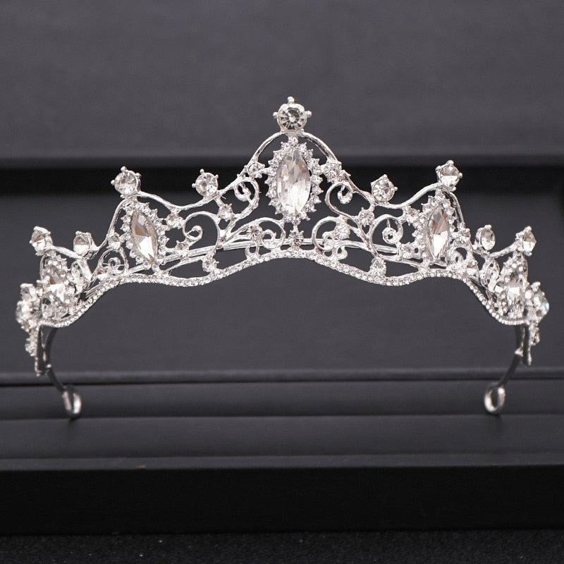 Sparkling Baroque Crown Collection - Wedding Crown Hair Jewelry. wedding and party. Hair accessories in USA. Bride accessories in USA. Bridal hair accessories in USA. Kids hair accessories in USA. Girls hair accessories. Hair products. Beautiful hair accessories.