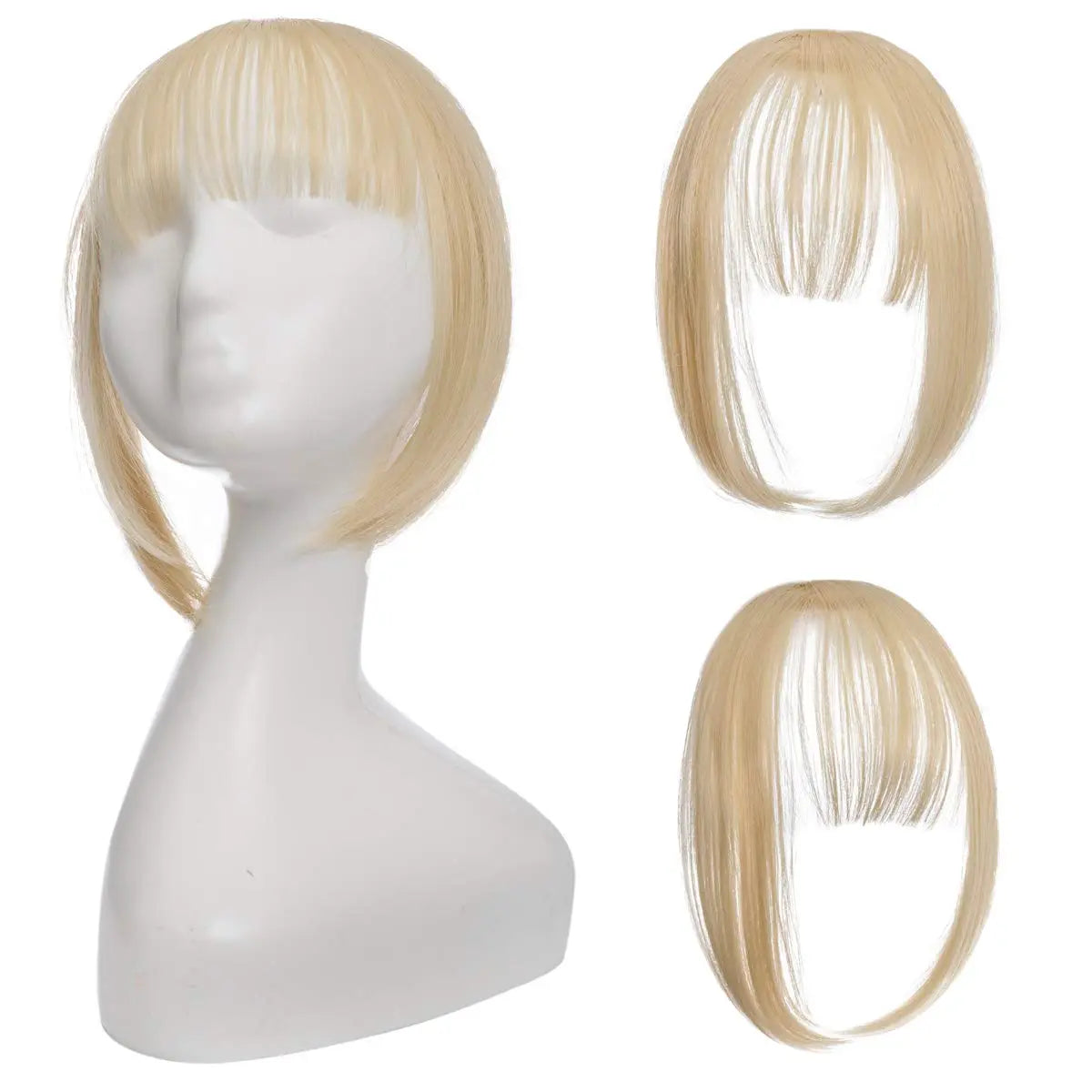 Clip In Blunt Bangs Synthetic Hair Extension