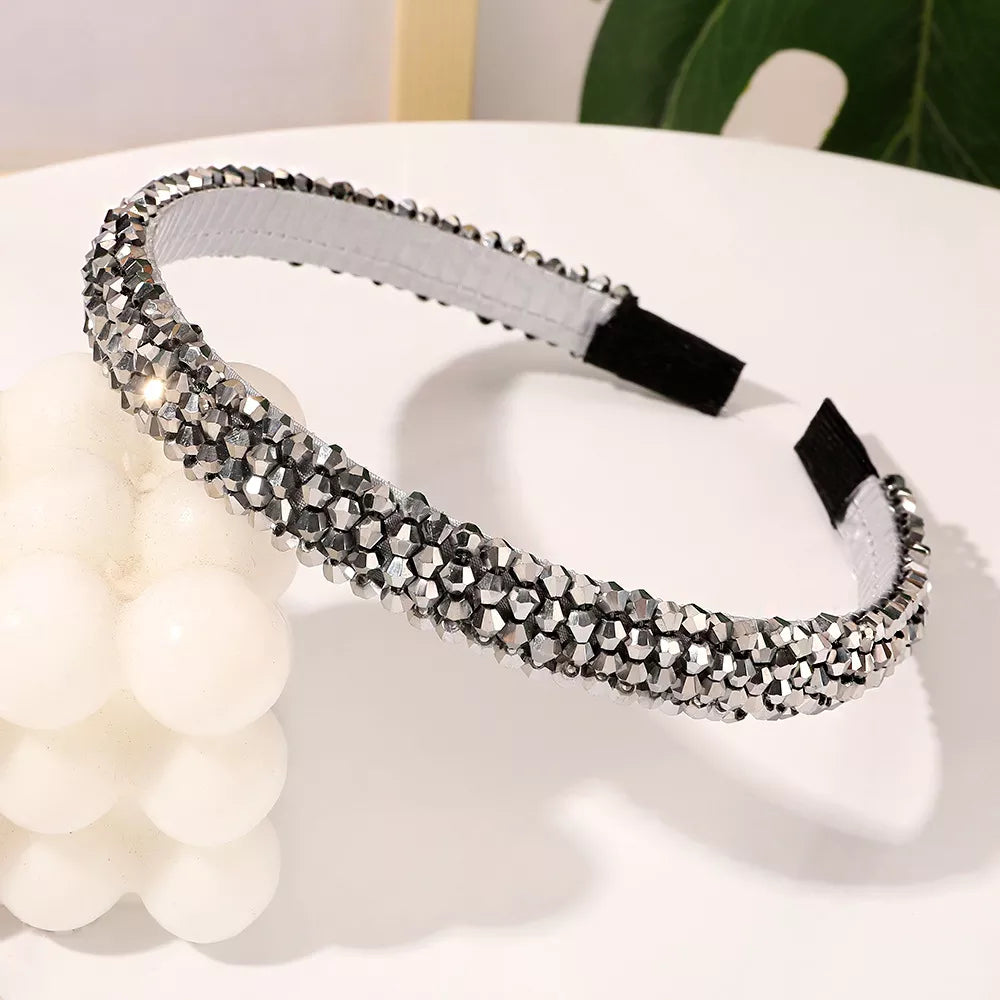 Luxe Crystal Elegance Headband.Hair accessories for brides. Hair accessories in USA. Bride accessories in USA. Bridal hair accessories in USA. Kids hair accessories in USA. Girls hair accessories. Hair products. Beautiful hair accessories.