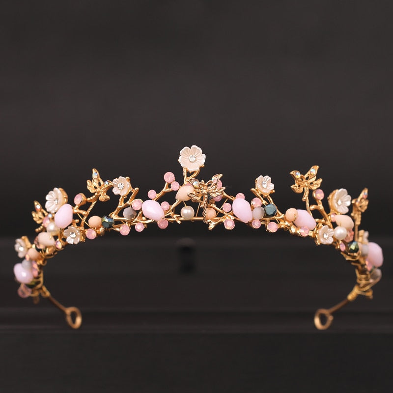 Sparkling Baroque Crown Collection - Wedding Crown Hair Jewelry. wedding and party. Hair accessories in USA. Bride accessories in USA. Bridal hair accessories in USA. Kids hair accessories in USA. Girls hair accessories. Hair products. Beautiful hair accessories.