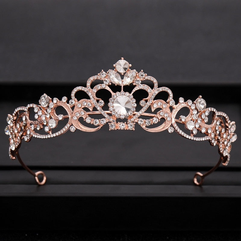 Sparkling Baroque Crown Collection - Wedding Crown Hair Jewelry. wedding and party. Hair accessories in USA. Bride accessories in USA. Bridal hair accessories in USA. Kids hair accessories in USA. Girls hair accessories. Hair products. Beautiful hair accessories.