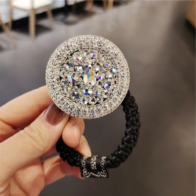 Sparkle Luxe Crystal Rhinestone Hair Circle