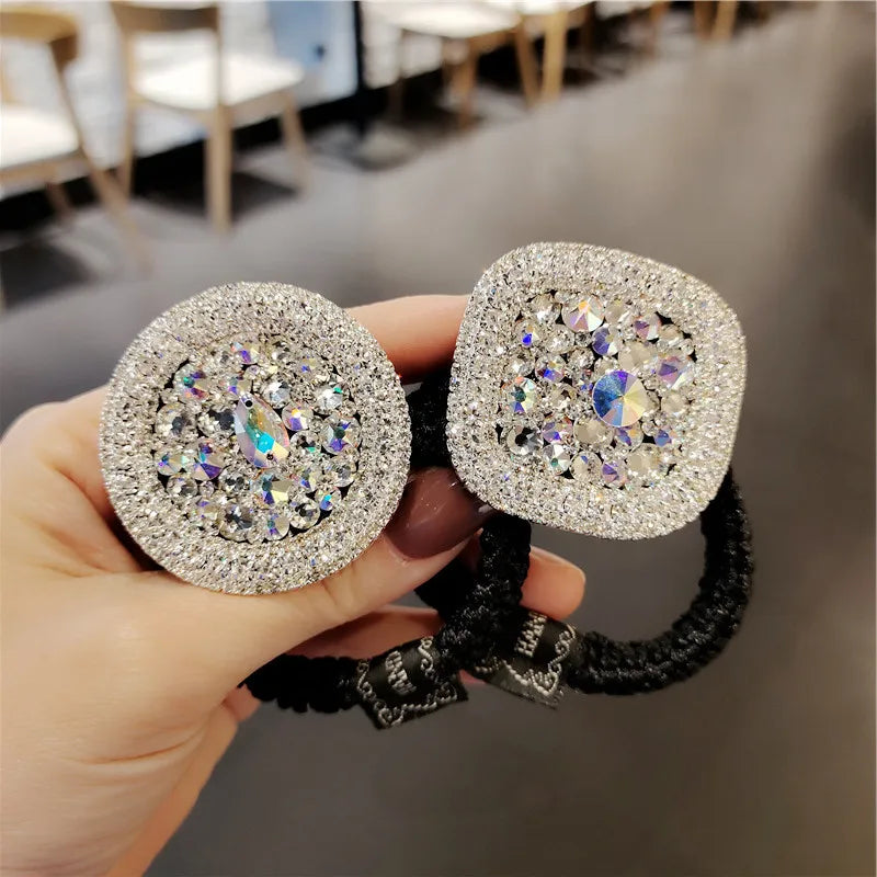 Sparkle Luxe Crystal Rhinestone Hair Circle