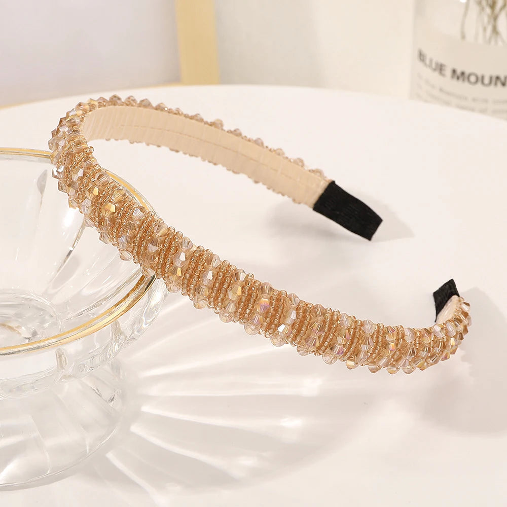 Luxe Crystal Elegance Headband.Hair accessories for brides. Hair accessories in USA. Bride accessories in USA. Bridal hair accessories in USA. Kids hair accessories in USA. Girls hair accessories. Hair products. Beautiful hair accessories.