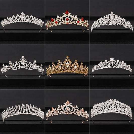 Sparkling Baroque Crown Collection - Wedding Crown Hair Jewelry. wedding and party. Hair accessories in USA. Bride accessories in USA. Bridal hair accessories in USA. Kids hair accessories in USA. Girls hair accessories. Hair products. Beautiful hair accessories.