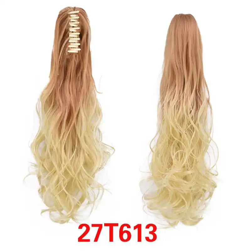 Chic Wave Spectrum: 10-in-1 Wavy Clip-On Ponytail Collection.Hair accessories for brides.. Hair accessories in USA. Bride accessories in USA. Bridal hair accessories in USA. Kids hair accessories in USA. Girls hair accessories. Hair products. Beautiful hair accessories.