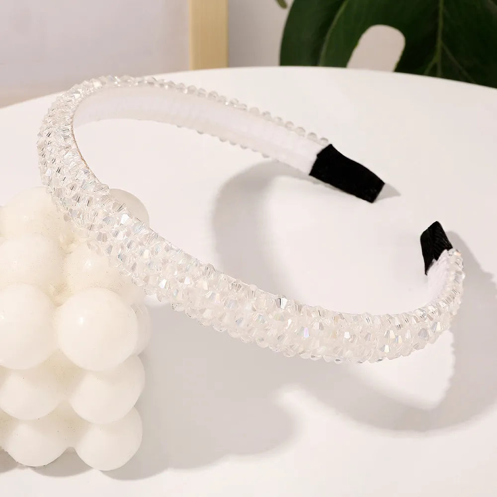 Luxe Crystal Elegance Headband.Hair accessories for brides. Hair accessories in USA. Bride accessories in USA. Bridal hair accessories in USA. Kids hair accessories in USA. Girls hair accessories. Hair products. Beautiful hair accessories.