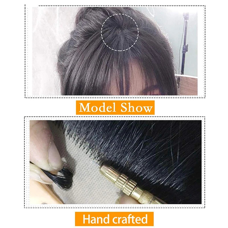 Clip In Blunt Bangs Synthetic Hair Extension