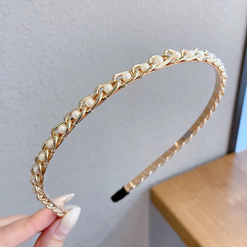 Pearl Elegance Harmony Headband. Hairxza Hair Accessories. Hair accessories in USA. Bride accessories in USA. Bridal hair accessories in USA. Kids hair accessories in USA. Girls hair accessories. Hair products. Beautiful hair accessories.