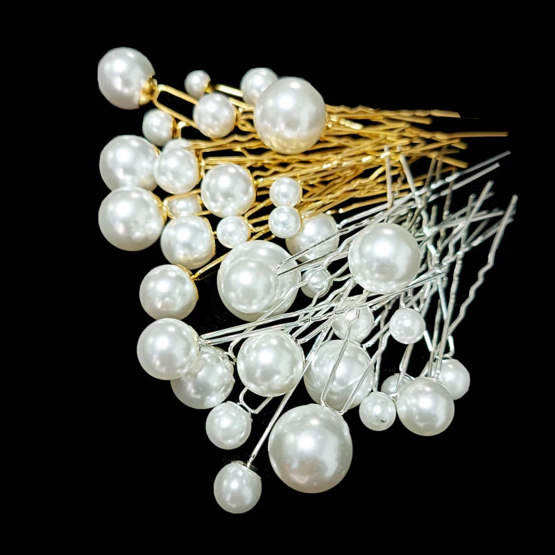 Pearl Elegance: Timeless Wedding Hair Stick. Hairxza Hair Accessories. Hair accessories in USA. Bride accessories in USA. Bridal hair accessories in USA. Kids hair accessories in USA. Girls hair accessories. Hair products. Beautiful hair accessories.