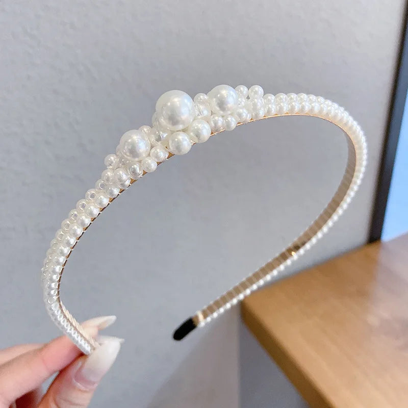 Pearl Elegance Harmony Headband. Hairxza Hair Accessories. Hair accessories in USA. Bride accessories in USA. Bridal hair accessories in USA. Kids hair accessories in USA. Girls hair accessories. Hair products. Beautiful hair accessories.