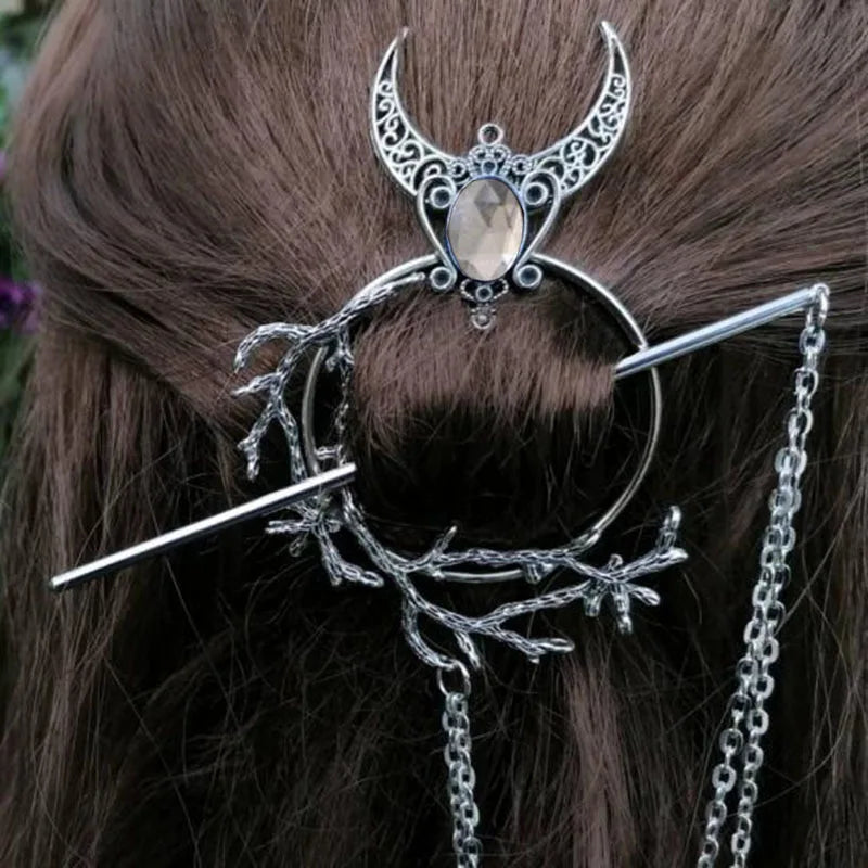 Viking Noir Oversized Crow Hair Elegance Hairxza Hair Accessories. Hair accessories in USA. Bride accessories in USA. Bridal hair accessories in USA. Kids hair accessories in USA. Girls hair accessories. Hair products. Beautiful hair accessories.