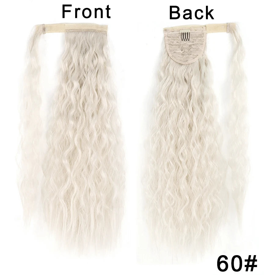 Synthetic Long Straight Ponytail Wrap Around Clip In Hair Extensions Natural Hairpiece Fiber Black Blonde Fake Hair Pony Tail,Hairxza Hair Accessories. Hair accessories in USA. Bride accessories in USA. Bridal hair accessories in USA. Kids hair accessories in USA. Girls hair accessories. Hair products. Beautiful hair accessories.