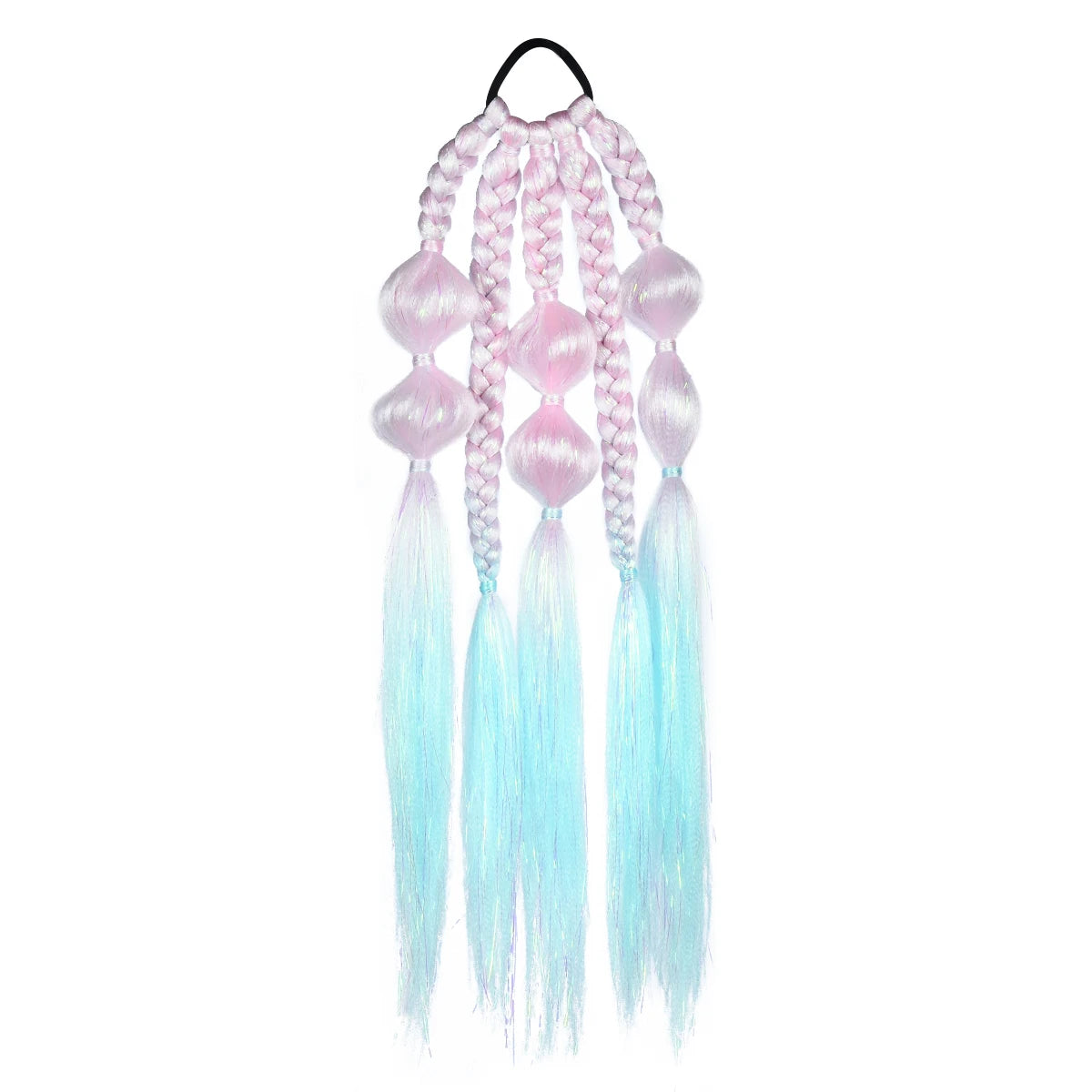 GlamTress Bubbles Jumbo Kanekalon Hair Tinsel Twist Extensions Hair accessories in USA. Bride accessories in USA. Bridal hair accessories in USA. Kids hair accessories in USA. Girls hair accessories. Hair products. Beautiful hair accessories.