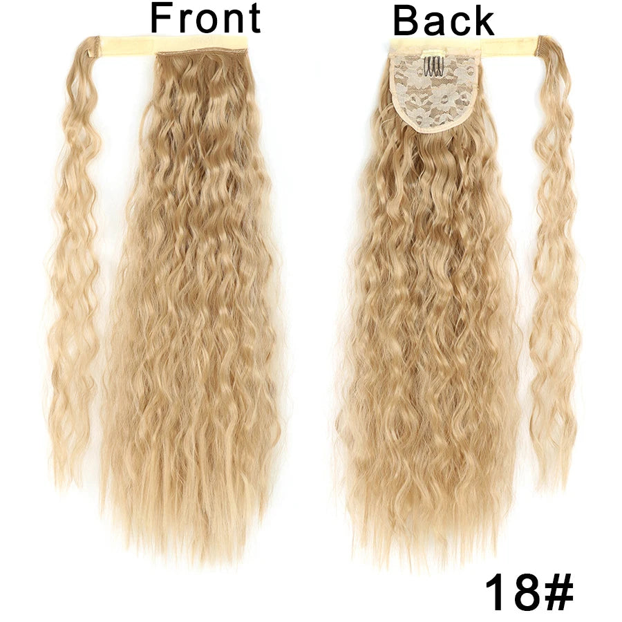 Synthetic Long Straight Ponytail Wrap Around Clip In Hair Extensions Natural Hairpiece Fiber Black Blonde Fake Hair Pony Tail,Hairxza Hair Accessories. Hair accessories in USA. Bride accessories in USA. Bridal hair accessories in USA. Kids hair accessories in USA. Girls hair accessories. Hair products. Beautiful hair accessories.