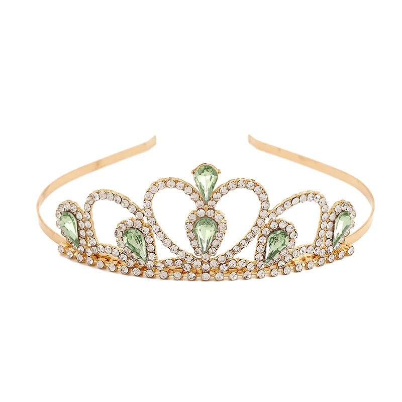 Majestic Dreams: Handcrafted Rhinestone & Pearl Princess Tiara