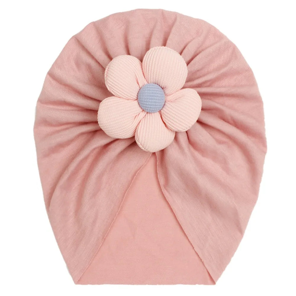 Blossom Cozy Kids' Snug Loom: Autumn & Winter Imitation Cotton Flower baby Hat.Hair accessories in USA. Bride accessories in USA. Bridal hair accessories in USA. Kids hair accessories in USA. Girls hair accessories. Hair products. Beautiful hair accessories.