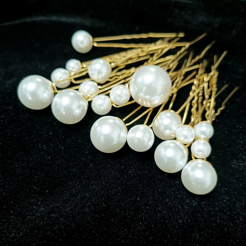 Pearl Elegance: Timeless Wedding Hair Stick. Hairxza Hair Accessories. Hair accessories in USA. Bride accessories in USA. Bridal hair accessories in USA. Kids hair accessories in USA. Girls hair accessories. Hair products. Beautiful hair accessories.