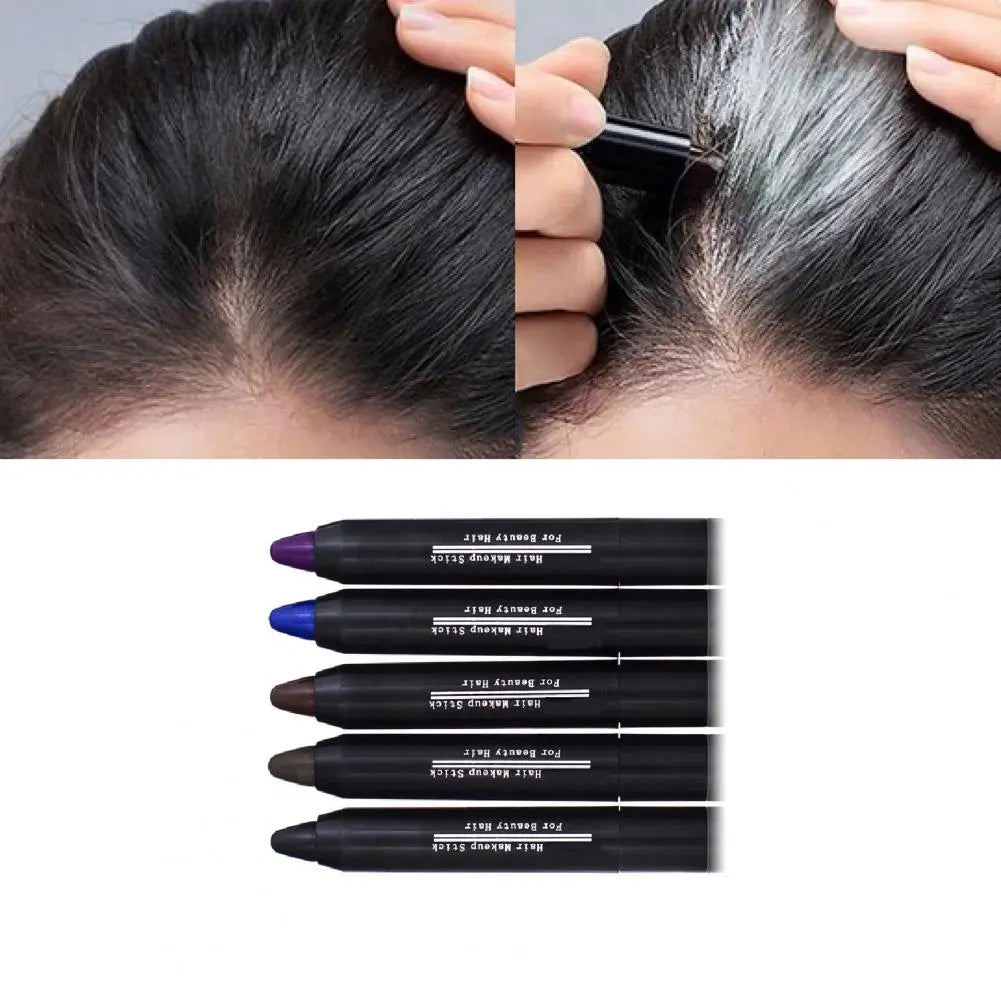 ChromaBlend Precision: 3.5g High Saturation Hair Dye Pen - Quick, Portable Hair Touch-Up Chalk for Effortless Color Modification and Makeup Magic