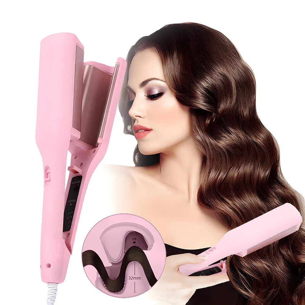 WaveMaster 32mm Hair Curling Iron - Adjustable Heat Styler