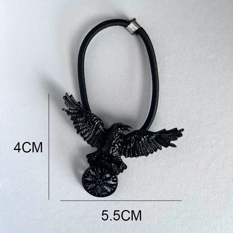 Viking Noir Oversized Crow Hair Elegance Hairxza Hair Accessories. Hair accessories in USA. Bride accessories in USA. Bridal hair accessories in USA. Kids hair accessories in USA. Girls hair accessories. Hair products. Beautiful hair accessories.