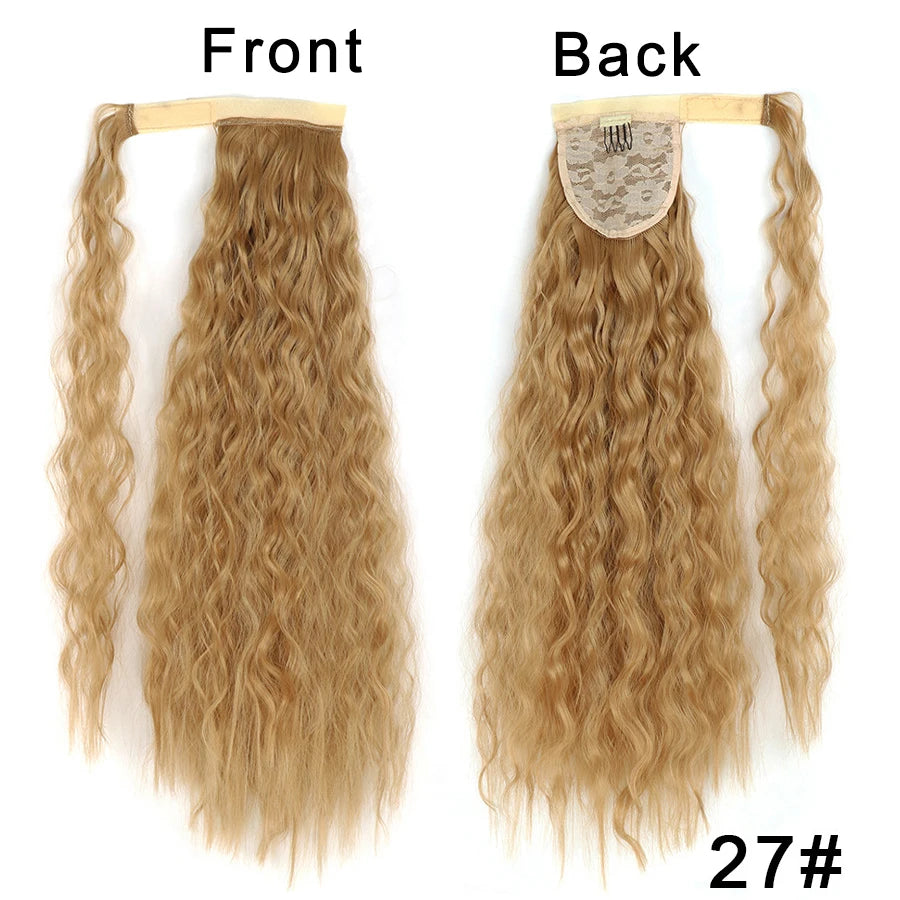 Synthetic Long Straight Ponytail Wrap Around Clip In Hair Extensions Natural Hairpiece Fiber Black Blonde Fake Hair Pony Tail,Hairxza Hair Accessories. Hair accessories in USA. Bride accessories in USA. Bridal hair accessories in USA. Kids hair accessories in USA. Girls hair accessories. Hair products. Beautiful hair accessories.