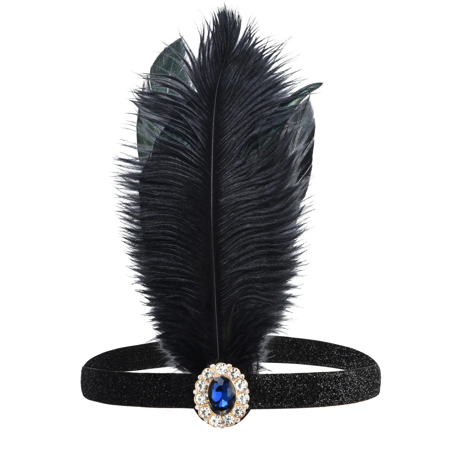 GatsbyGlam Feathered Elegance Headband: An Exquisite Accent for Single Parties and Roaring 20s Soirees. Hair accessories in USA. Bride accessories in USA. Bridal hair accessories in USA. Kids hair accessories in USA. Girls hair accessories. Hair products. Beautiful hair accessories.