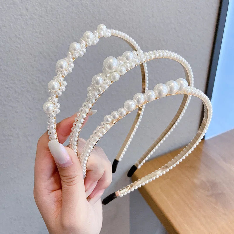 Pearl Elegance Harmony Headband. Hairxza Hair Accessories. Hair accessories in USA. Bride accessories in USA. Bridal hair accessories in USA. Kids hair accessories in USA. Girls hair accessories. Hair products. Beautiful hair accessories.