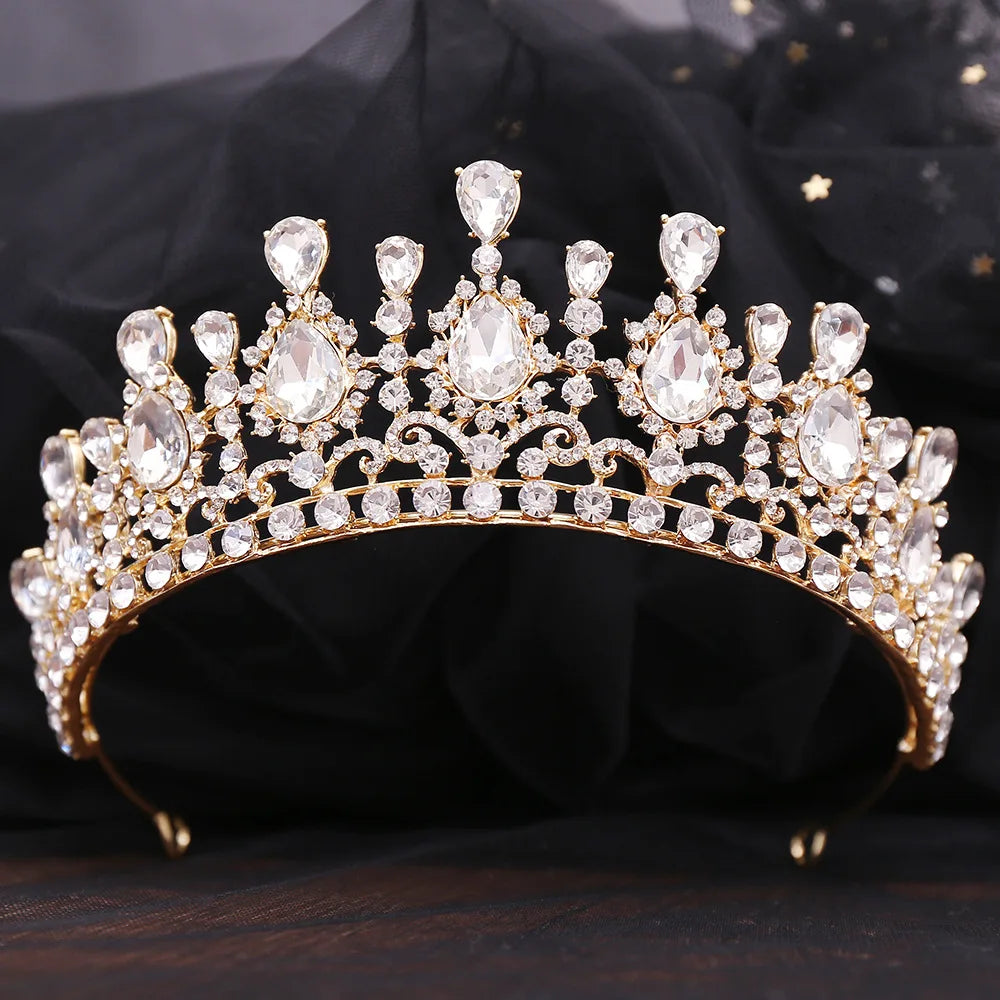 Enchanted Harmony Crystal Blossom Tiara – A Luxe Bridal Crown. Hair accessories in USA. Bride accessories in USA. Bridal hair accessories in USA. Kids hair accessories in USA. Girls hair accessories. Hair products. Beautiful hair accessories.