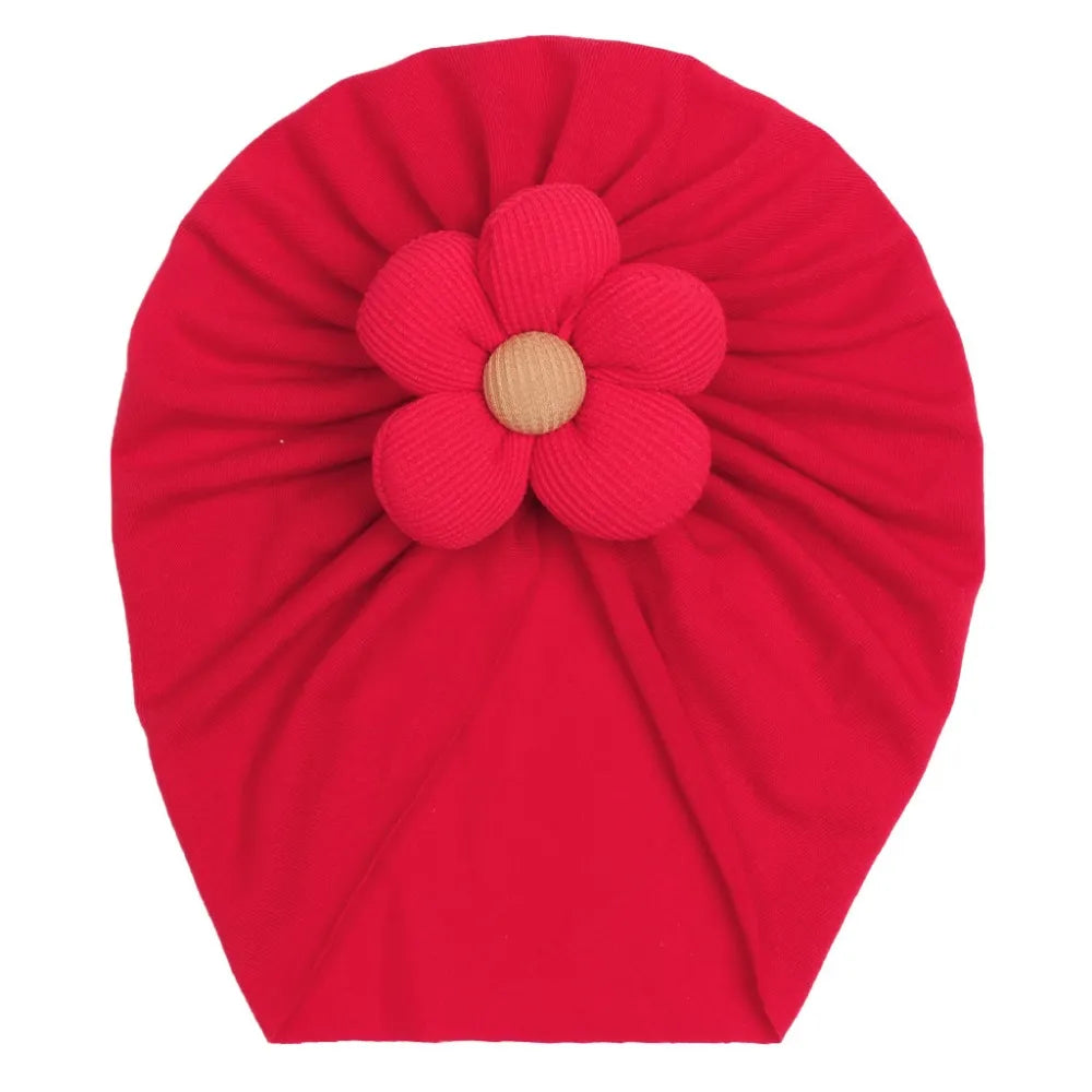 Blossom Cozy Kids' Snug Loom: Autumn & Winter Imitation Cotton Flower baby Hat.Hair accessories in USA. Bride accessories in USA. Bridal hair accessories in USA. Kids hair accessories in USA. Girls hair accessories. Hair products. Beautiful hair accessories.