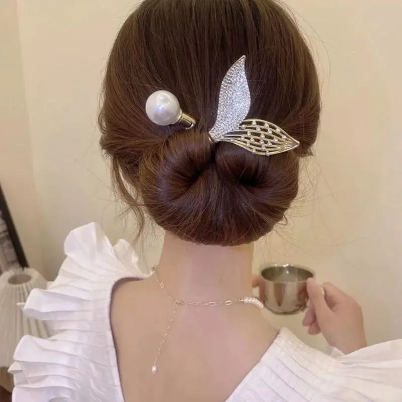 Enchanting Butterfly Blooms: Fashion Flower Hair Stick. Hair accessories in USA. Bride accessories in USA. Bridal hair accessories in USA. Kids hair accessories in USA. Girls hair accessories. Hair products. Beautiful hair accessories.