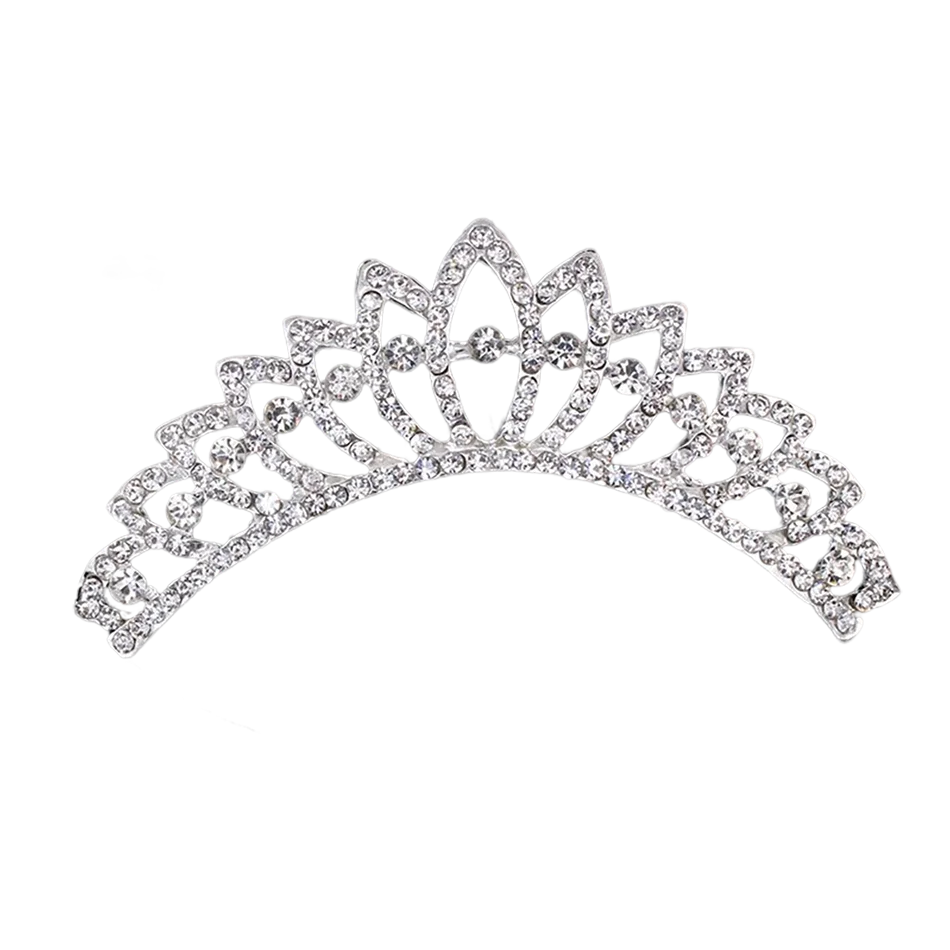 Majestic Dreams: Handcrafted Rhinestone & Pearl Princess Tiara