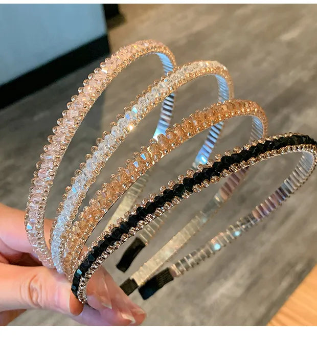 Crystal Radiance Elegance: Vintage Charm Headban.Hair accessories in USA. Bride accessories in USA. Bridal hair accessories in USA. Kids hair accessories in USA. Girls hair accessories. Hair products. Beautiful hair accessories.