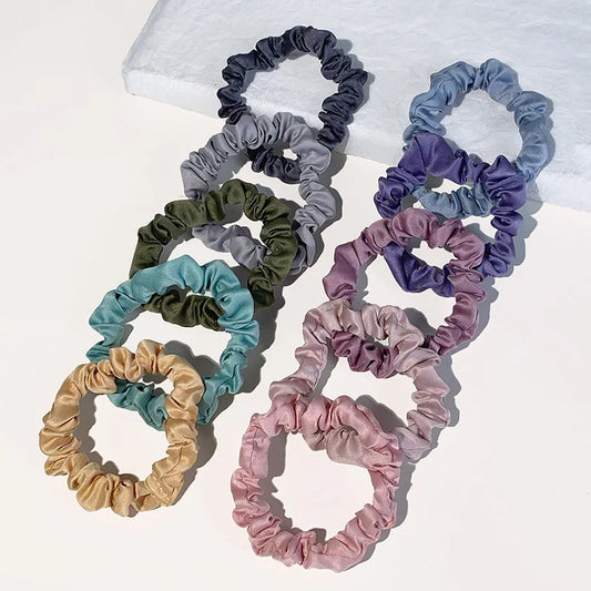 Chic Spectrum Essentials: 10-Pack Satin Skinny Hair Bands. Hair accessories in USA. Bride accessories in USA. Bridal hair accessories in USA. Kids hair accessories in USA. Girls hair accessories. Hair products. Beautiful hair accessories.