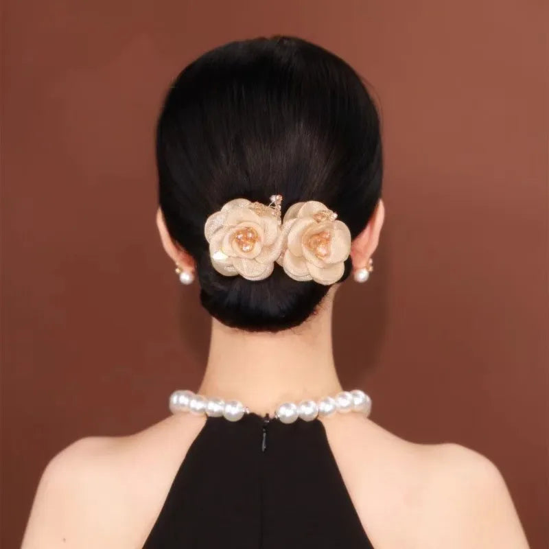 Enchanting Butterfly Blooms: Fashion Flower Hair Stick. Hair accessories in USA. Bride accessories in USA. Bridal hair accessories in USA. Kids hair accessories in USA. Girls hair accessories. Hair products. Beautiful hair accessories.