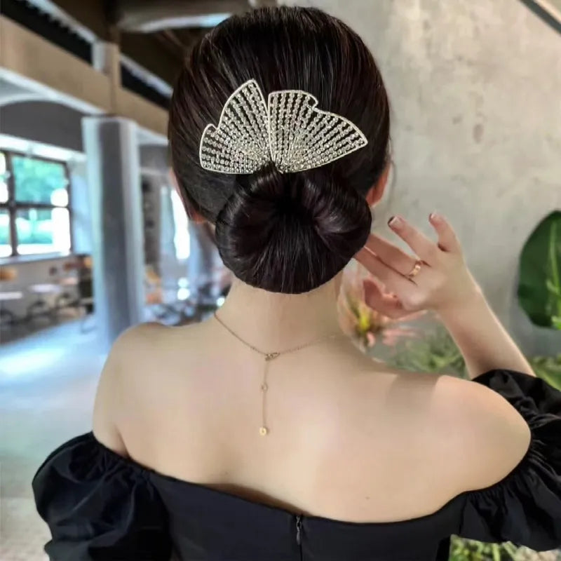 Enchanting Butterfly Blooms: Fashion Flower Hair Stick. Hair accessories in USA. Bride accessories in USA. Bridal hair accessories in USA. Kids hair accessories in USA. Girls hair accessories. Hair products. Beautiful hair accessories.