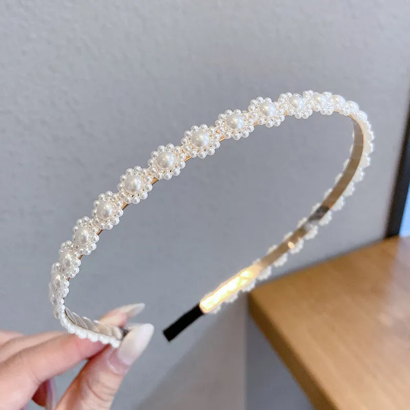 Pearl Elegance Harmony Headband. Hairxza Hair Accessories. Hair accessories in USA. Bride accessories in USA. Bridal hair accessories in USA. Kids hair accessories in USA. Girls hair accessories. Hair products. Beautiful hair accessories.