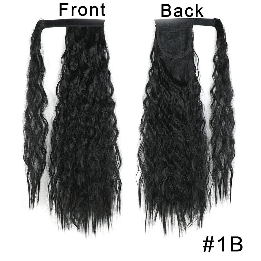 Synthetic Long Straight Ponytail Wrap Around Clip In Hair Extensions Natural Hairpiece Fiber Black Blonde Fake Hair Pony Tail,Hairxza Hair Accessories. Hair accessories in USA. Bride accessories in USA. Bridal hair accessories in USA. Kids hair accessories in USA. Girls hair accessories. Hair products. Beautiful hair accessories.