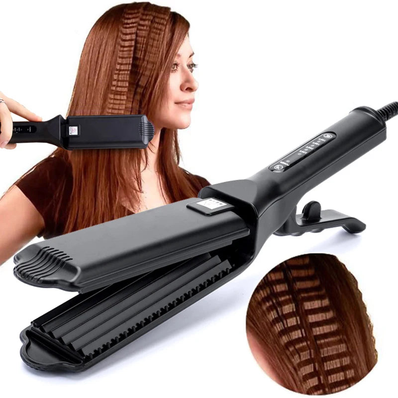 ProWave Ceramic Curling Comb - Corrugated Wave Iron