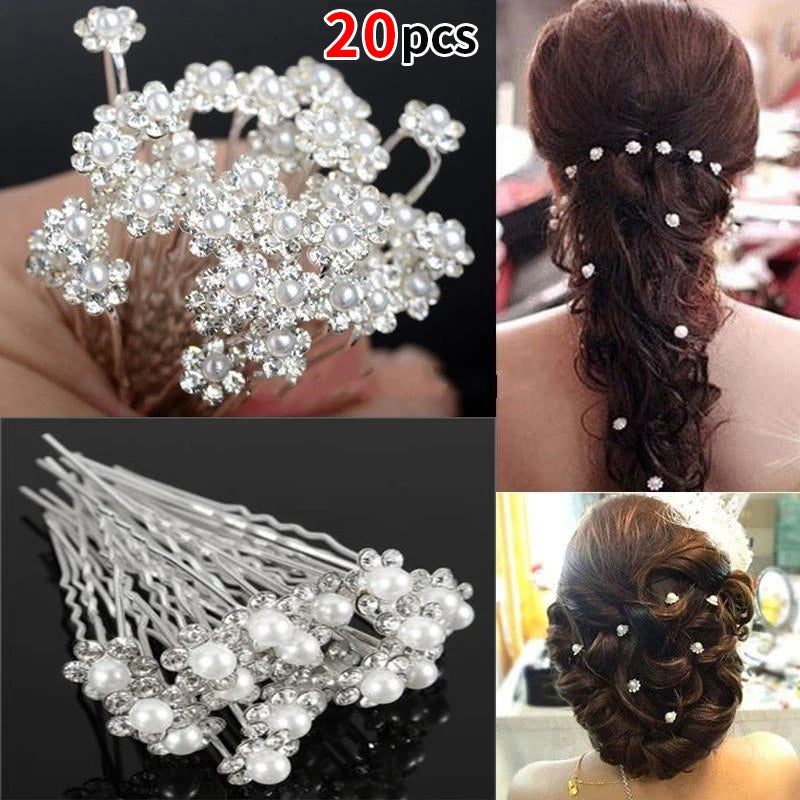 Pearl Elegance: Timeless Wedding Hair Stick. Hairxza Hair Accessories. Hair accessories in USA. Bride accessories in USA. Bridal hair accessories in USA. Kids hair accessories in USA. Girls hair accessories. Hair products. Beautiful hair accessories.