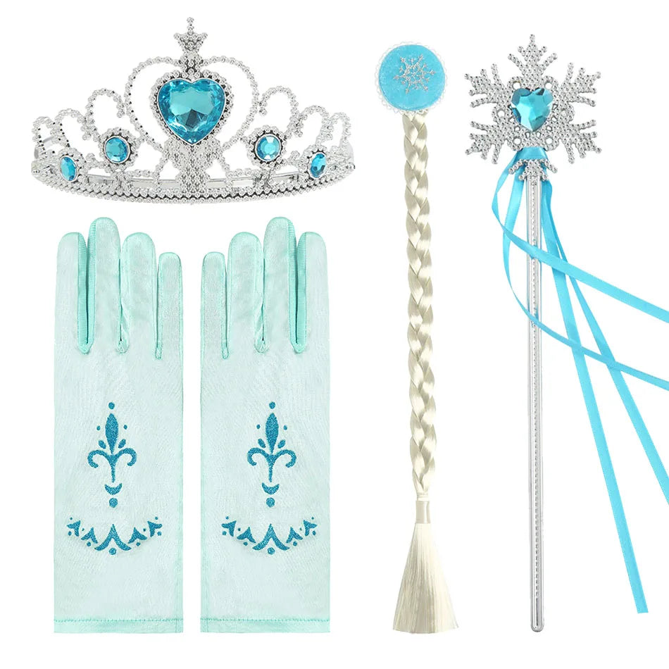 Frozen Fantasy Crown Wig: Elsa & Anna-Inspired Kids Cosplay Delight. Hairxza Hair Accessories. Hair accessories in USA. Bride accessories in USA. Bridal hair accessories in USA. Kids hair accessories in USA. Girls hair accessories. Hair products. Beautiful hair accessories.