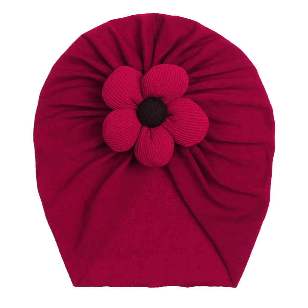 Blossom Cozy Kids' Snug Loom: Autumn & Winter Imitation Cotton Flower baby Hat.Hair accessories in USA. Bride accessories in USA. Bridal hair accessories in USA. Kids hair accessories in USA. Girls hair accessories. Hair products. Beautiful hair accessories.