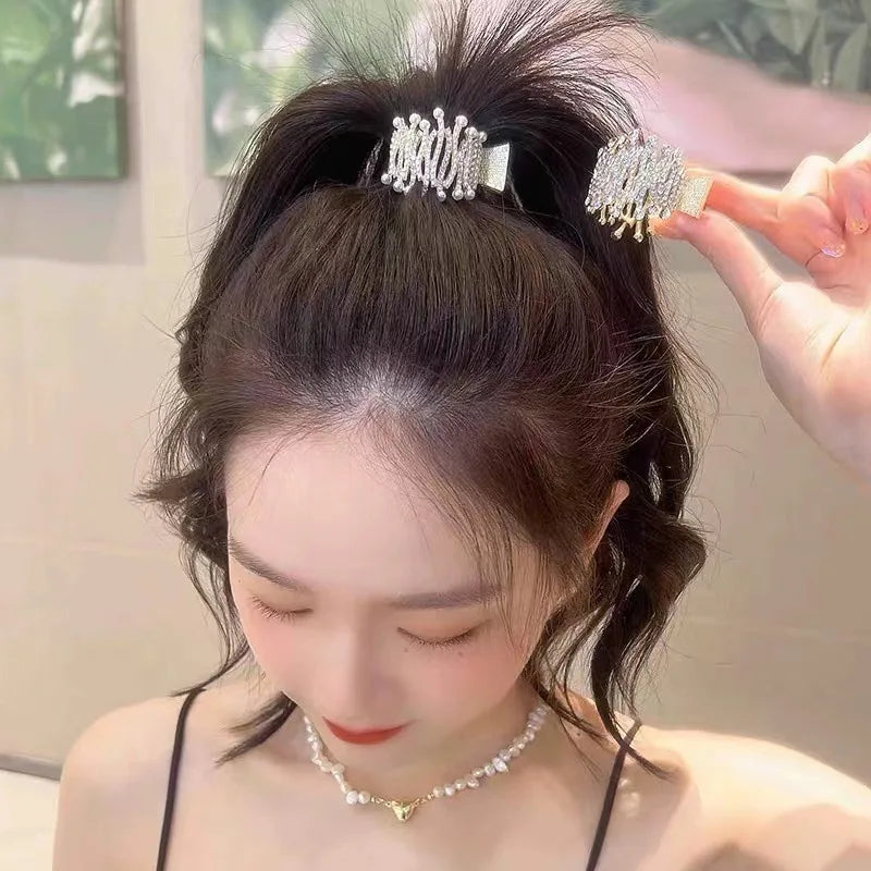 Eclaté Luxe Pearlique: Trend Hair Claw. Hair accessories in USA. Bride accessories in USA. Bridal hair accessories in USA. Kids hair accessories in USA. Girls hair accessories. Hair products. Beautiful hair accessories.