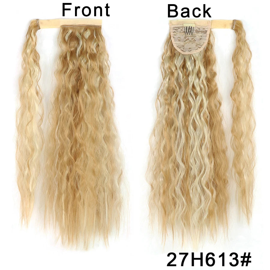 Synthetic Long Straight Ponytail Wrap Around Clip In Hair Extensions Natural Hairpiece Fiber Black Blonde Fake Hair Pony Tail,Hairxza Hair Accessories. Hair accessories in USA. Bride accessories in USA. Bridal hair accessories in USA. Kids hair accessories in USA. Girls hair accessories. Hair products. Beautiful hair accessories.