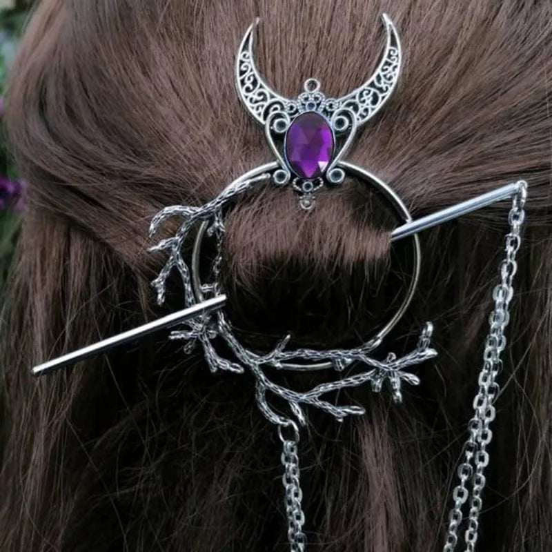 Viking Noir Oversized Crow Hair Elegance Hairxza Hair Accessories. Hair accessories in USA. Bride accessories in USA. Bridal hair accessories in USA. Kids hair accessories in USA. Girls hair accessories. Hair products. Beautiful hair accessories.