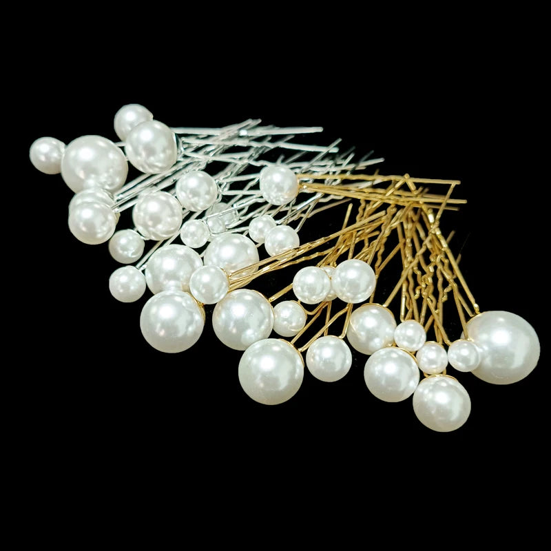 Pearl Elegance: Timeless Wedding Hair Stick. Hairxza Hair Accessories. Hair accessories in USA. Bride accessories in USA. Bridal hair accessories in USA. Kids hair accessories in USA. Girls hair accessories. Hair products. Beautiful hair accessories.