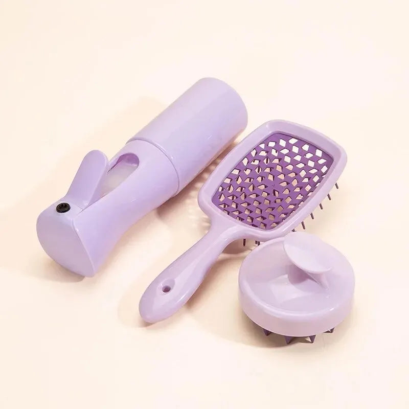 HairCare Essentials Comb & Scalp Massage Set Hairxza Hair Accessories. Hair accessories in USA. Bride accessories in USA. Bridal hair accessories in USA. Kids hair accessories in USA. Girls hair accessories. Hair products. Beautiful hair accessories.