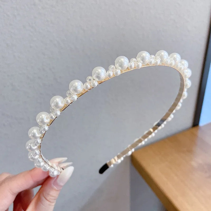 Pearl Elegance Harmony Headband. Hairxza Hair Accessories. Hair accessories in USA. Bride accessories in USA. Bridal hair accessories in USA. Kids hair accessories in USA. Girls hair accessories. Hair products. Beautiful hair accessories.