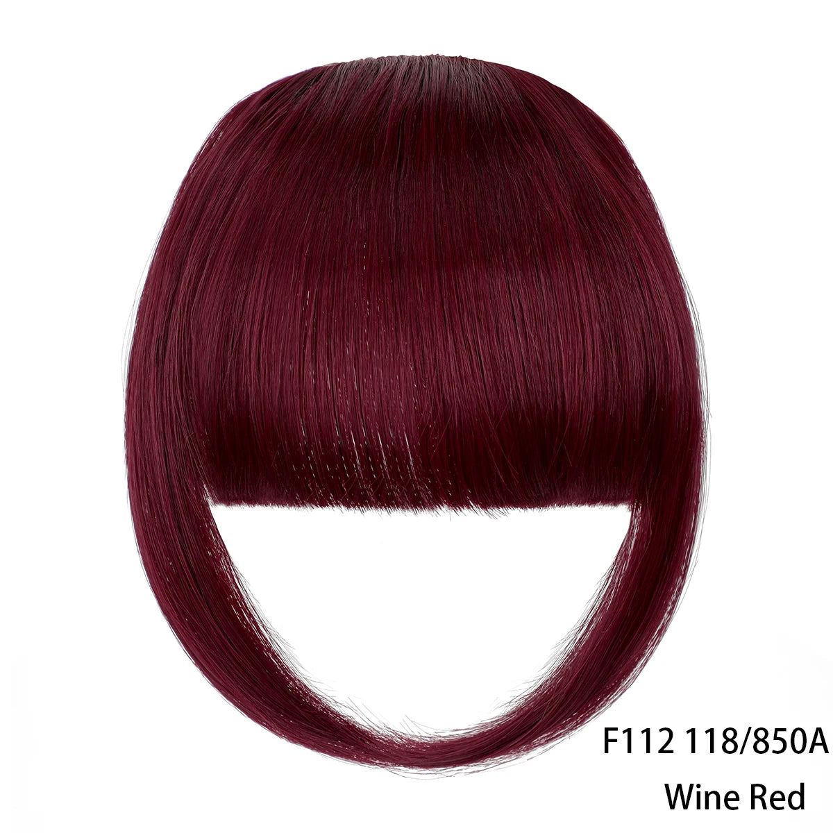 Clip In Blunt Bangs Synthetic Hair Extension